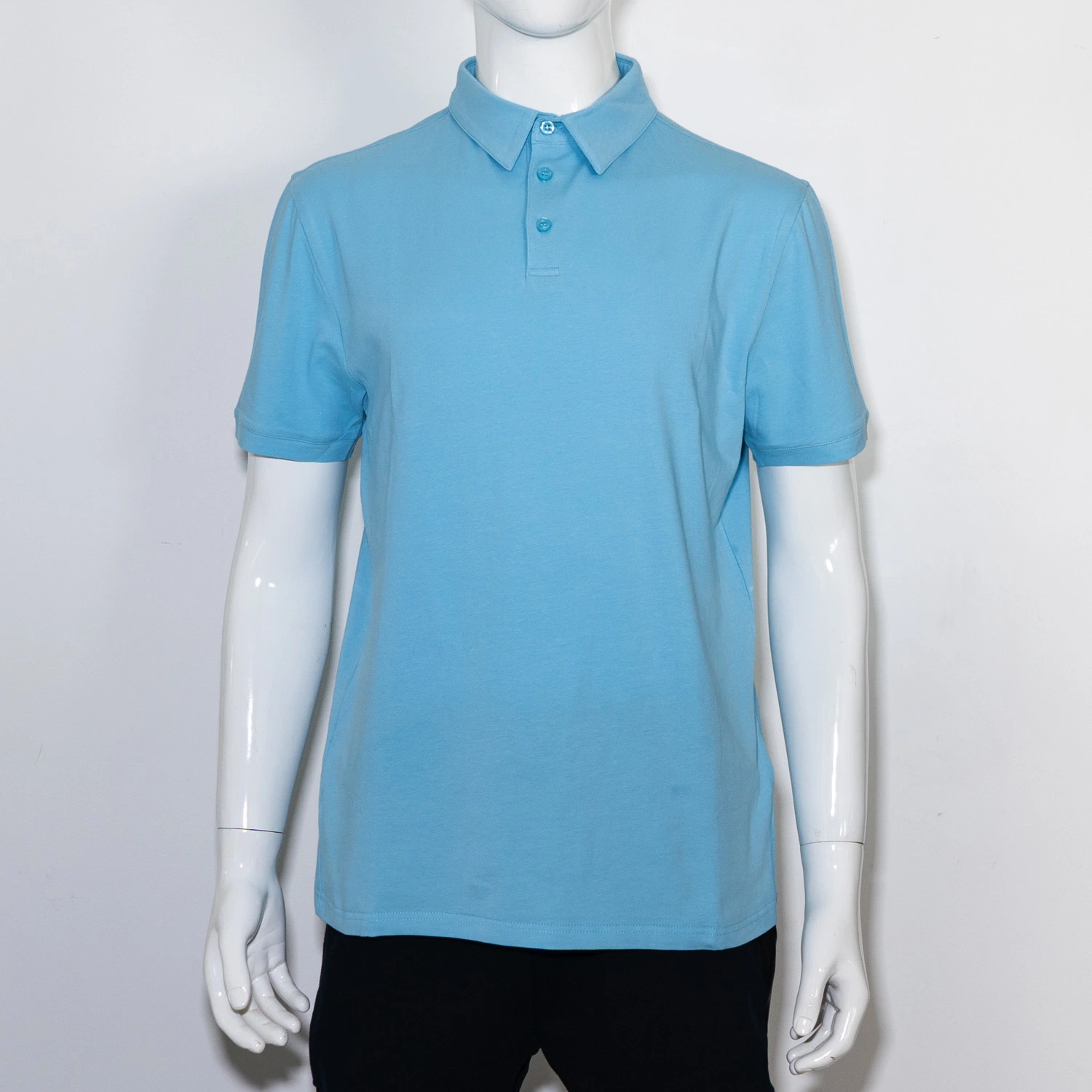 Rosa Basic T-Shirt Custom Stickerei Print Kurzarm Top Großhandel/Lieferant Shirt Hochwertige Bekleidung Herren Casual Cotton Polo