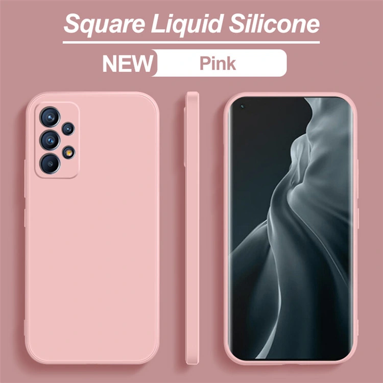 Anti-Drop Square Liquid Silicone Mobile Phone Case for Samsung Galaxy A52 5g/Samsung Galaxy A32 5g/A12 5g