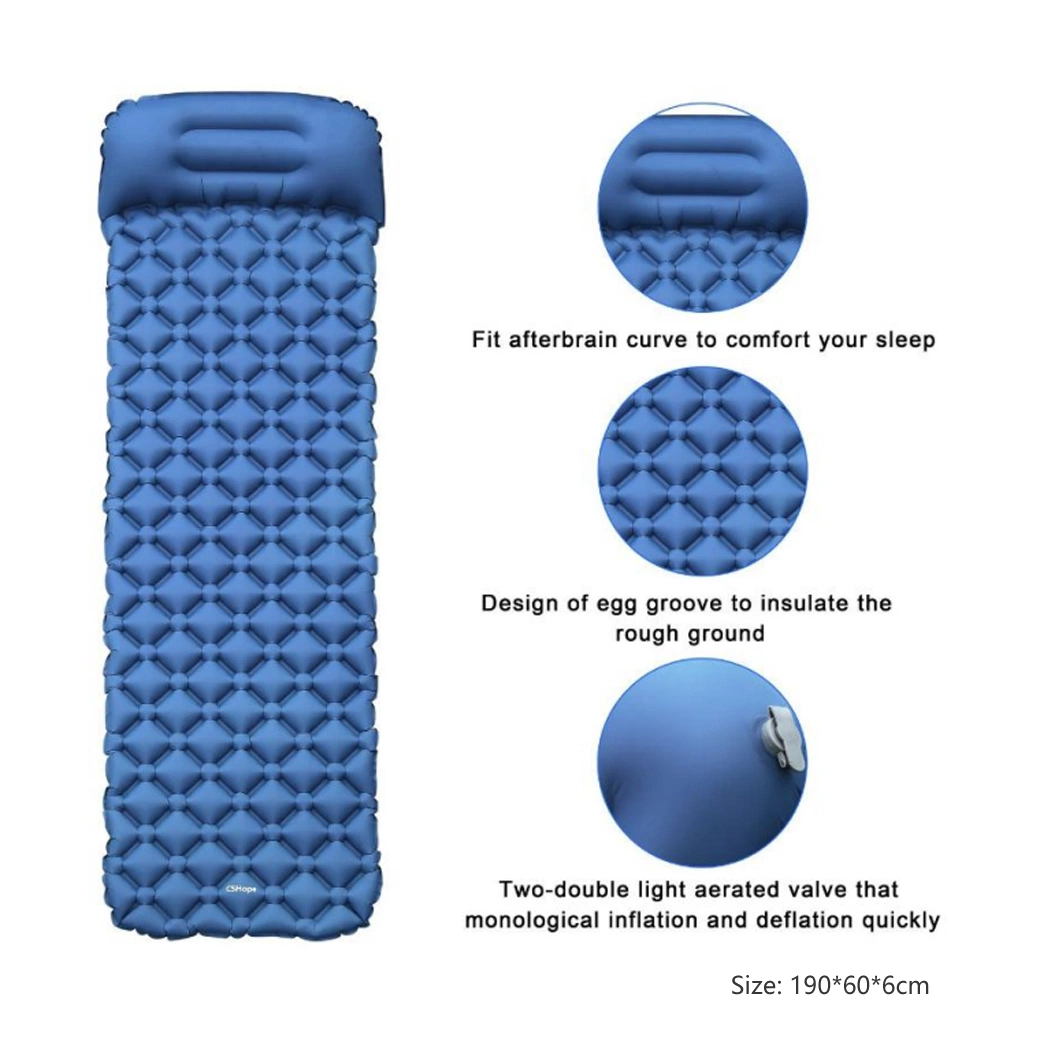 40d Nylon Ultralight Outdoor Waterproof Sleeping Pad for Camping, Hiking, BBQ and Beach.