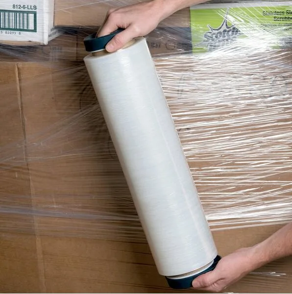 Plastic Roll Stretch Film/ Hand PE Pallet Stretch Shrink Wrap Film