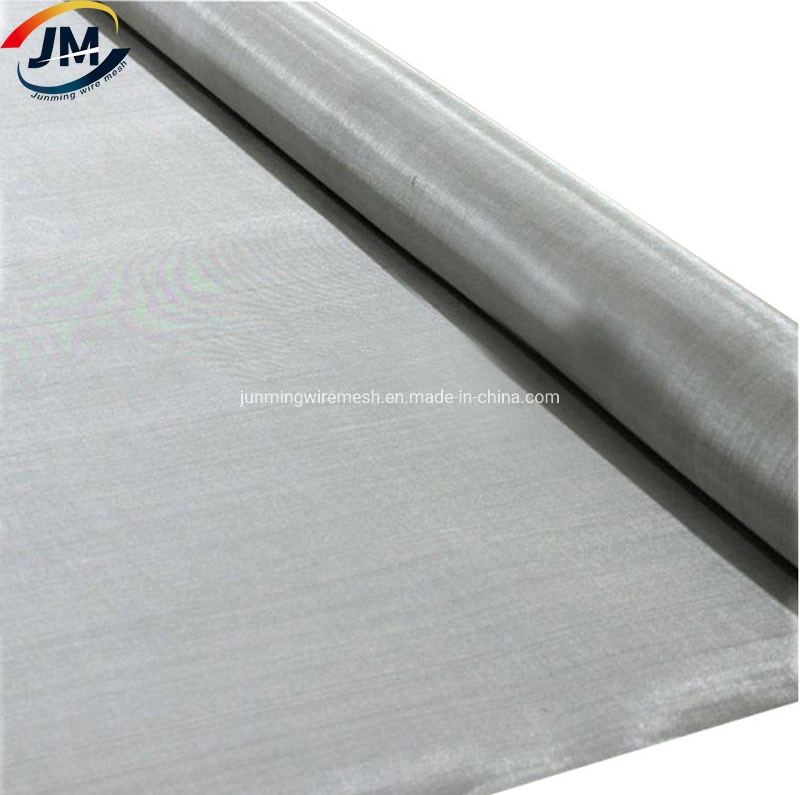 304/316 Plain Twill Dutch Woven Square Flat Stainless Steel Wire Cloth Screen Mesh for Filtration Filter and Papermaking Industry