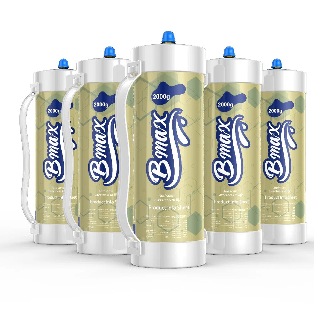 Bmax Factory Wholesale 2kg N2O Cream Chargers Gas Cylinder Food Grado 3,3L Dessert Herramientas nos óxido nitroso