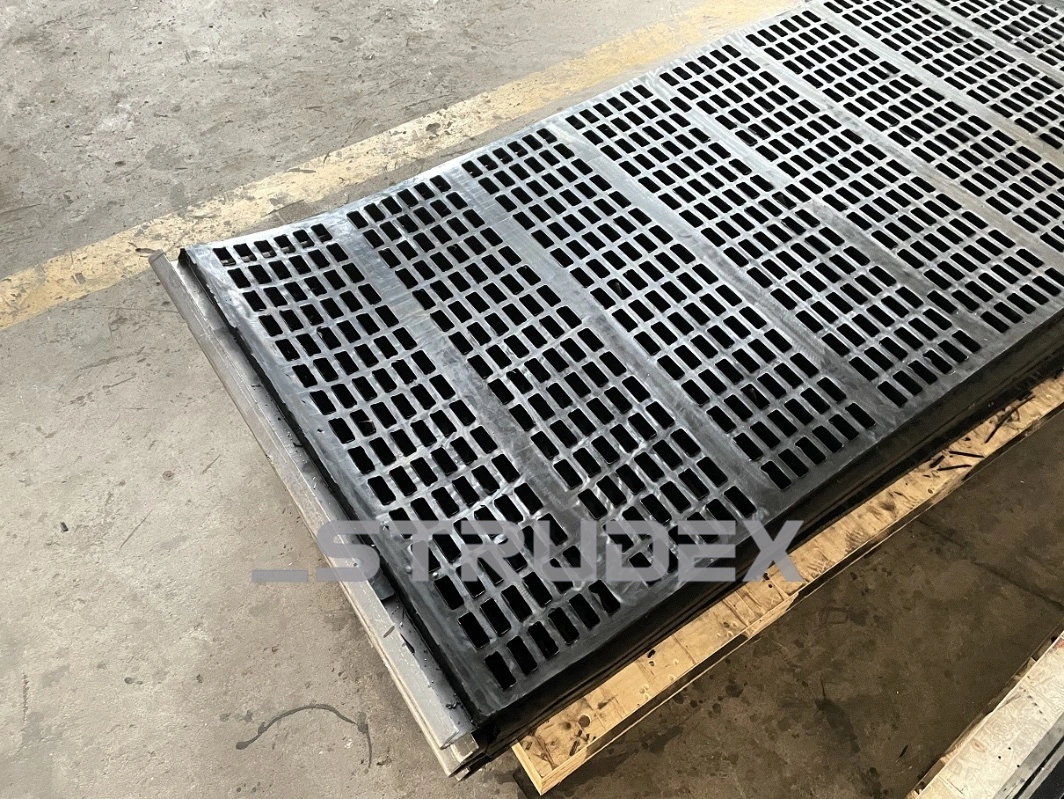 Customized Rubber/Polyurethane Vibrating Screen Plate for Mineral Processing