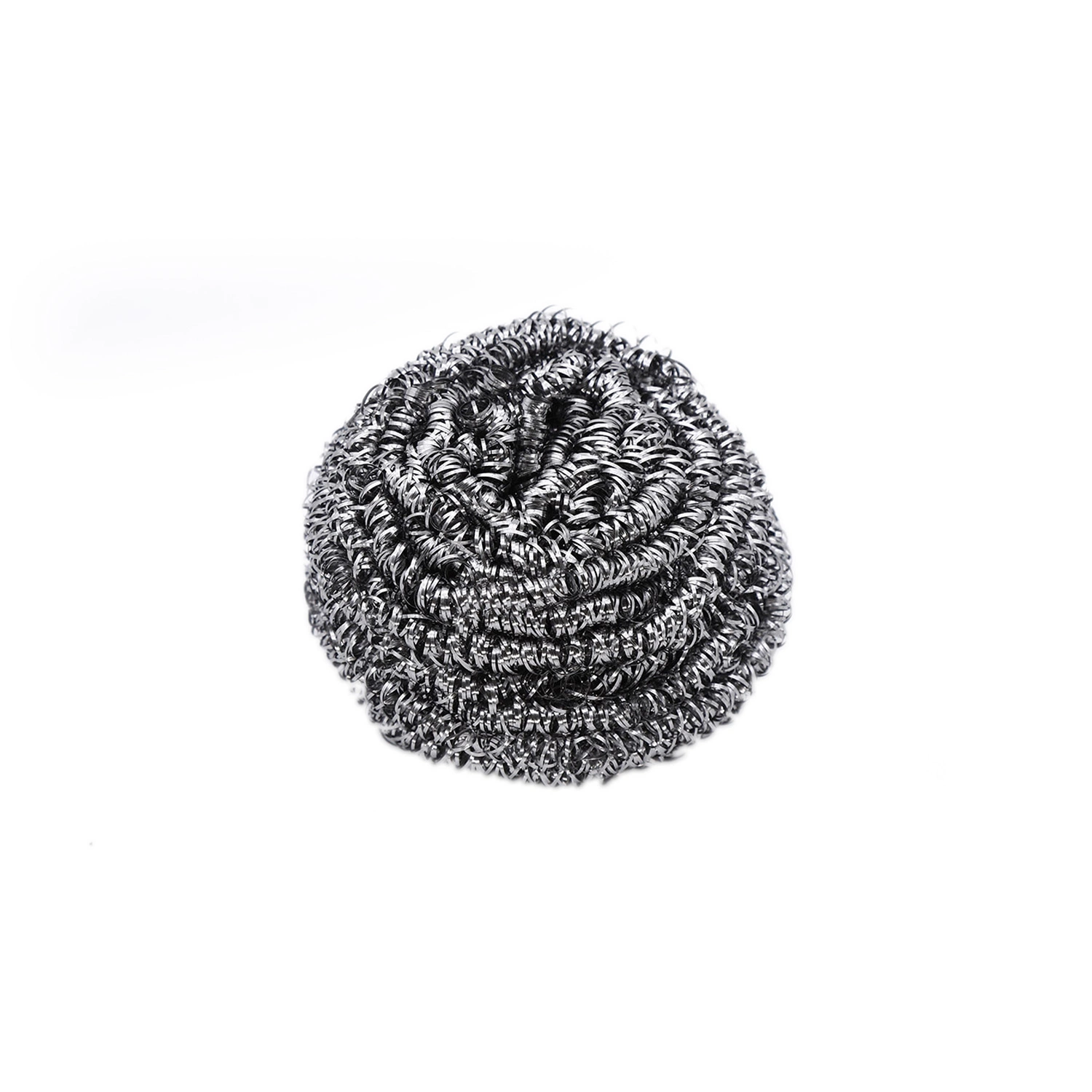 Bola de acero inoxidable Scourer lavado limpieza fregando herramienta con la Caja de cartón con paquete biodegradables