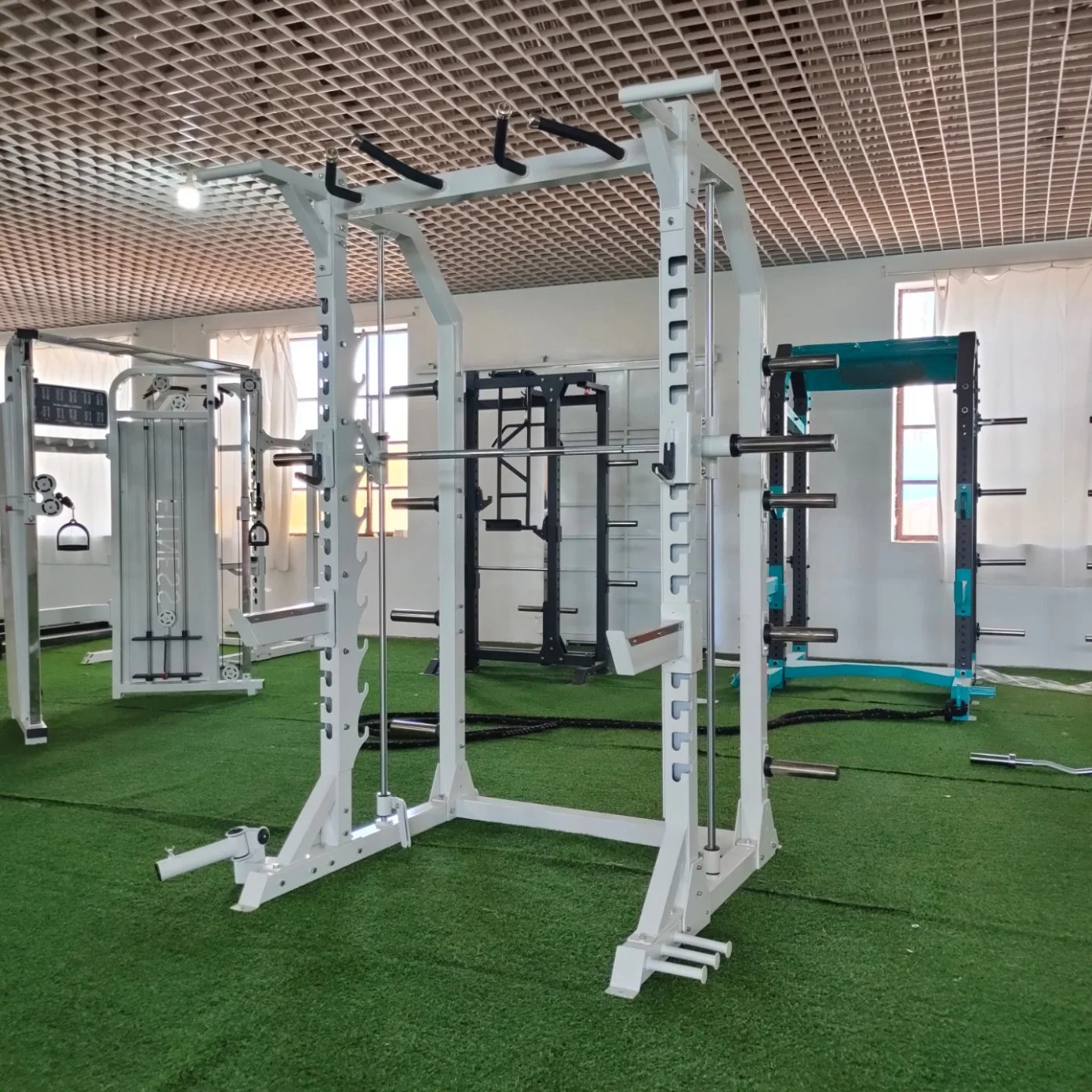 Gimnasio Smith máquina caja de cartón Entrenador de Gimnasio integrado, máquina de Fuerza