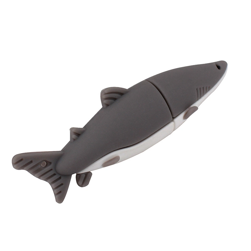 Cartoon Shark PVC Plastic USB Stick USB Flash Drive for Giving Gift