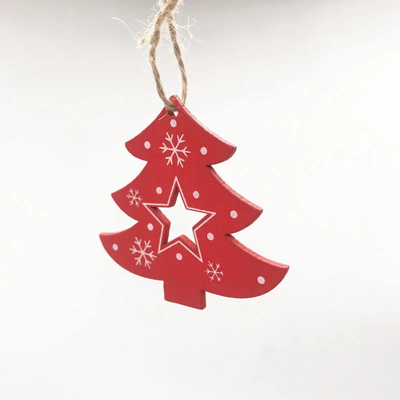 Wholesale/Supplier Colorful Wooden Ornaments with Hemp Rope