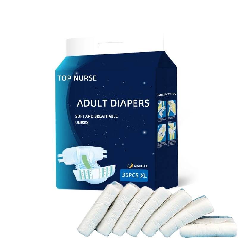 Factory OEM Cheap Price Fluff Pulp Disposable High Absorption Adult Diaper