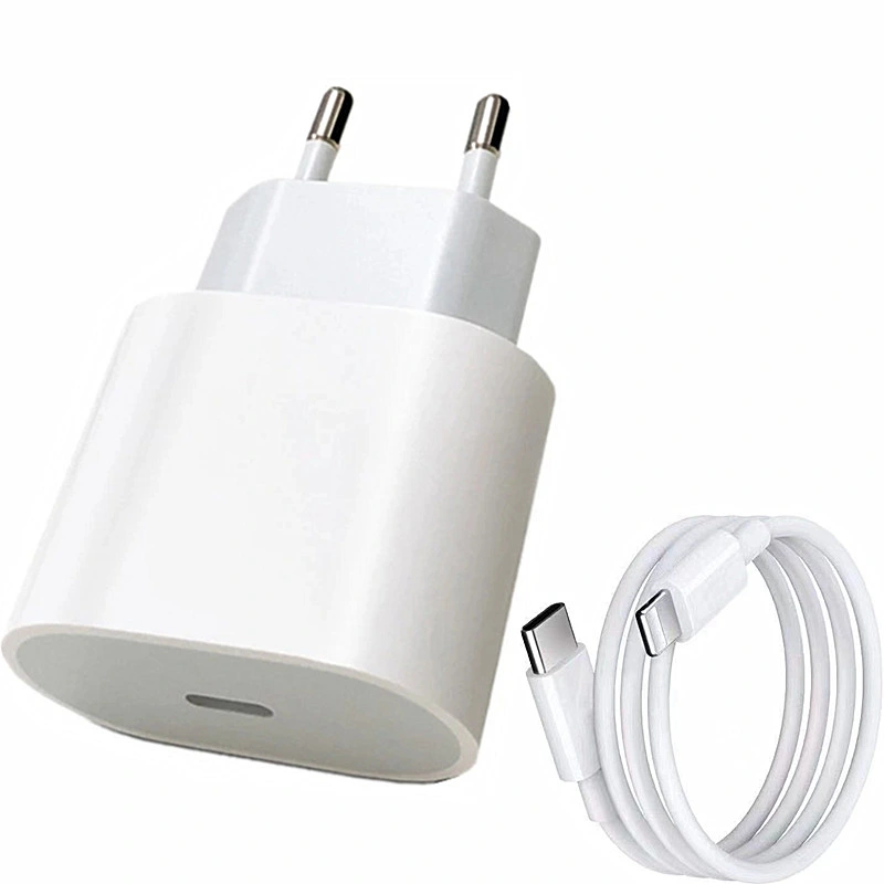 Adaptador de corriente USB C de enchufe de pared original para EE. UU./Reino Unido/UE 20W Pd Cargador para iPhone 14 PRO Max Adaptador Cargador USB C para iPhone 13 12 11 X Xs Max