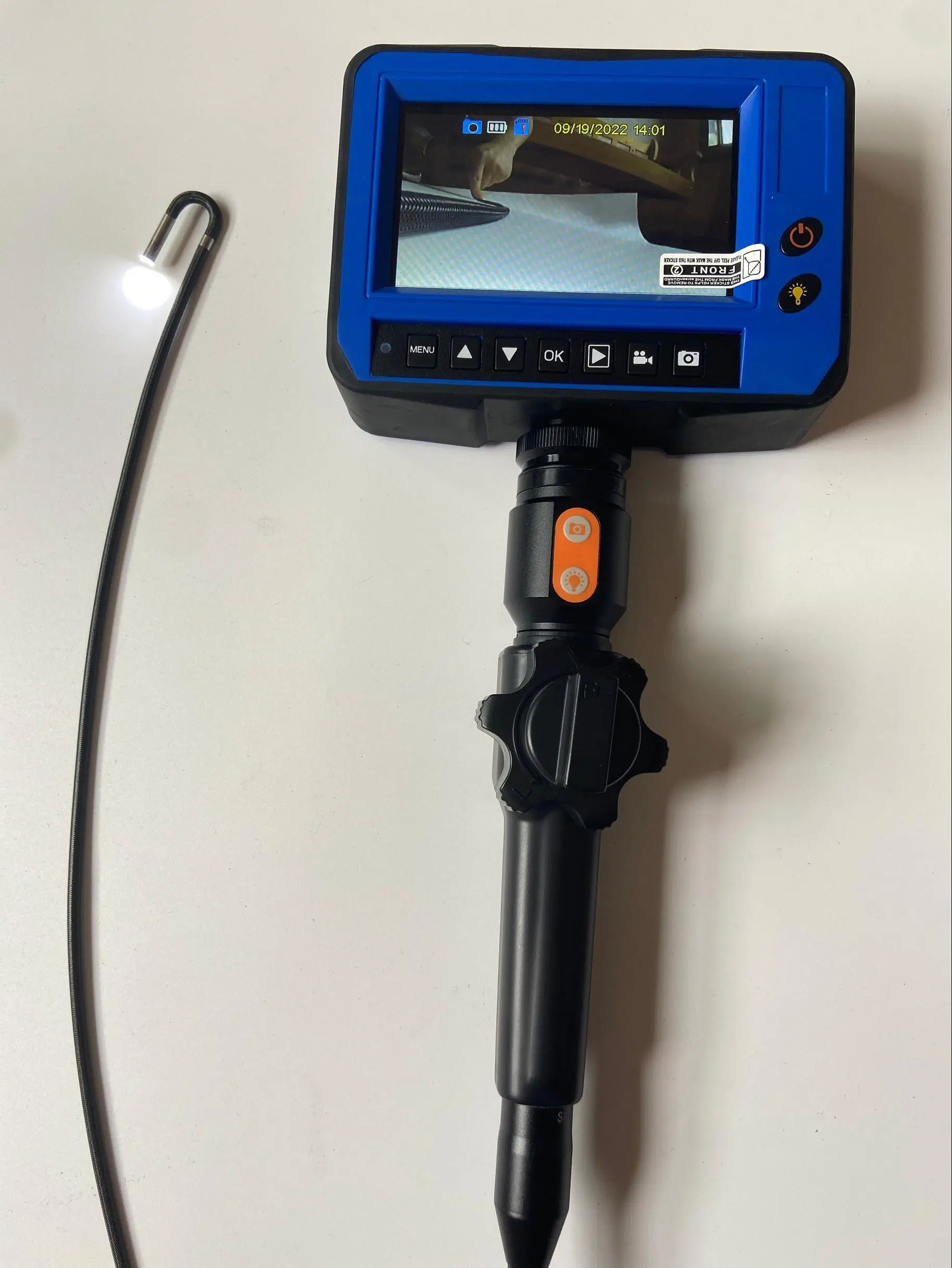 Handheld Borescope Inspection Camera with 3.9mm Camera Lens, 1.5 Meter Porbe Length, Two-Way Tip Articulations