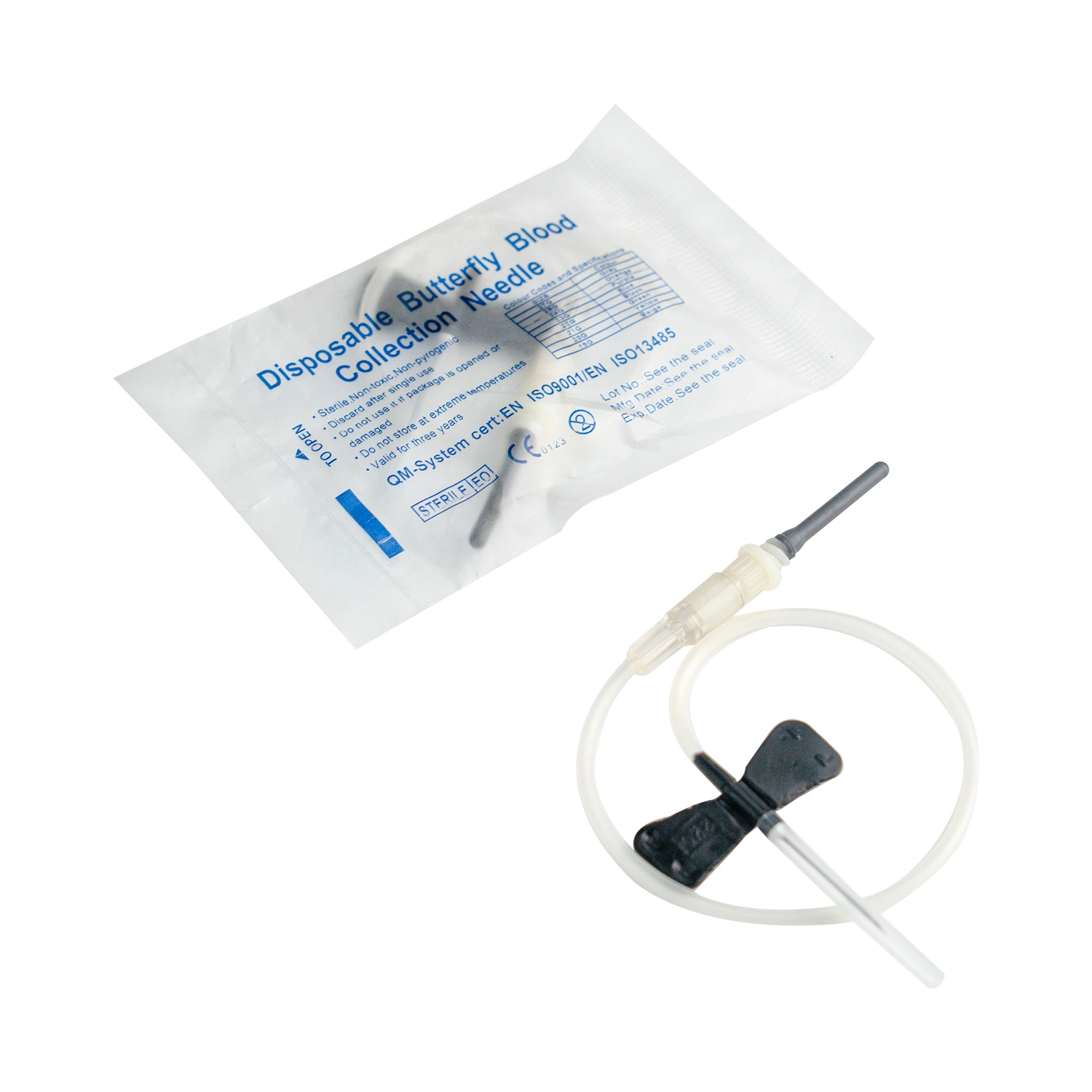 Safety Two-Winged Blood Collection Set Disposable Butterfly Needle