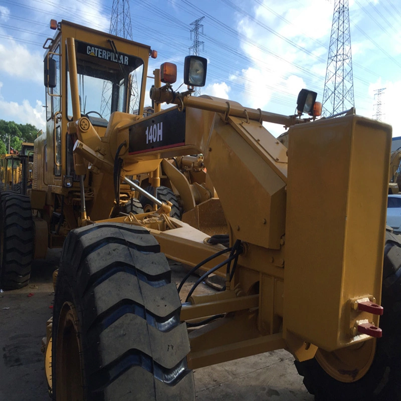 Utilizado Cat 140h/14h original de la motoniveladora Japón, Motoniveladoras Caterpiller de segunda mano en venta en buena calidad