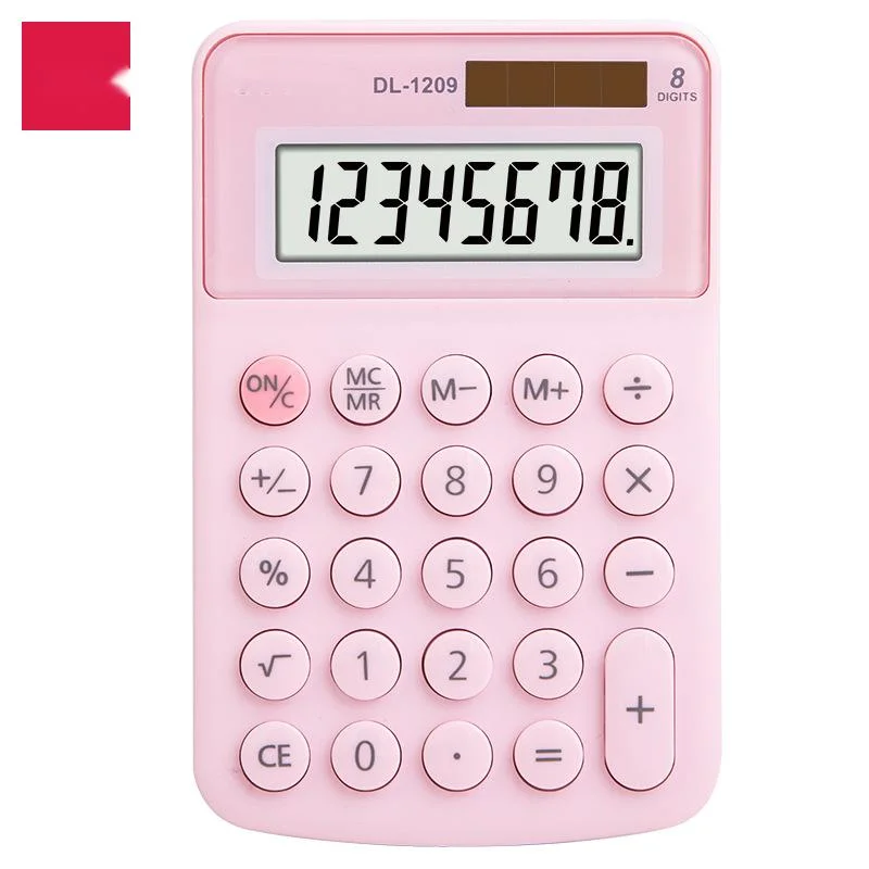 Estudiantes que aprenden Mini Oficina portátil Financial Register Calculator