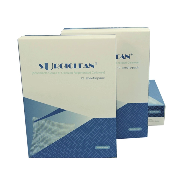 CE Marked Surgical Absorbable Gauze Oxidized Regenerated Cellulose for Wound Dressing