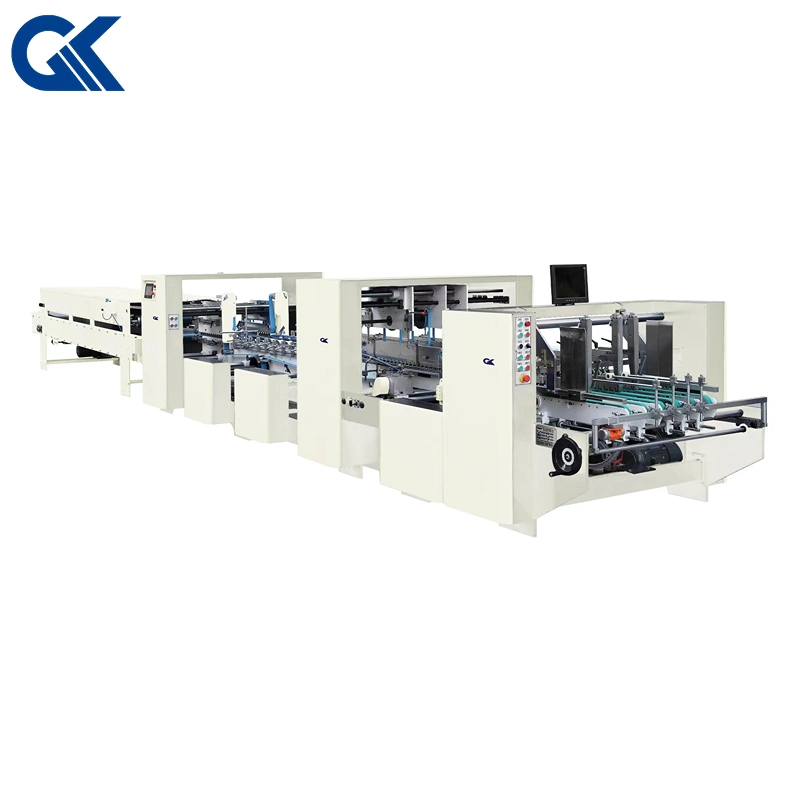 High Speed Paper Carton Box Glue Folder Packing Machine (1200PC) Series