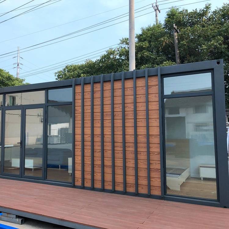 La construcción rápida cubierta de piscina Apartamento Hoja sólido para casas prefabricadas casas de madera producto