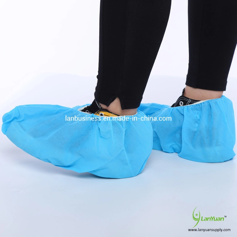 Dustproof Non-Woven Non-Slip Shoe Cover Non Skid Shoe Covers Lab Use Hospital Daily Protection