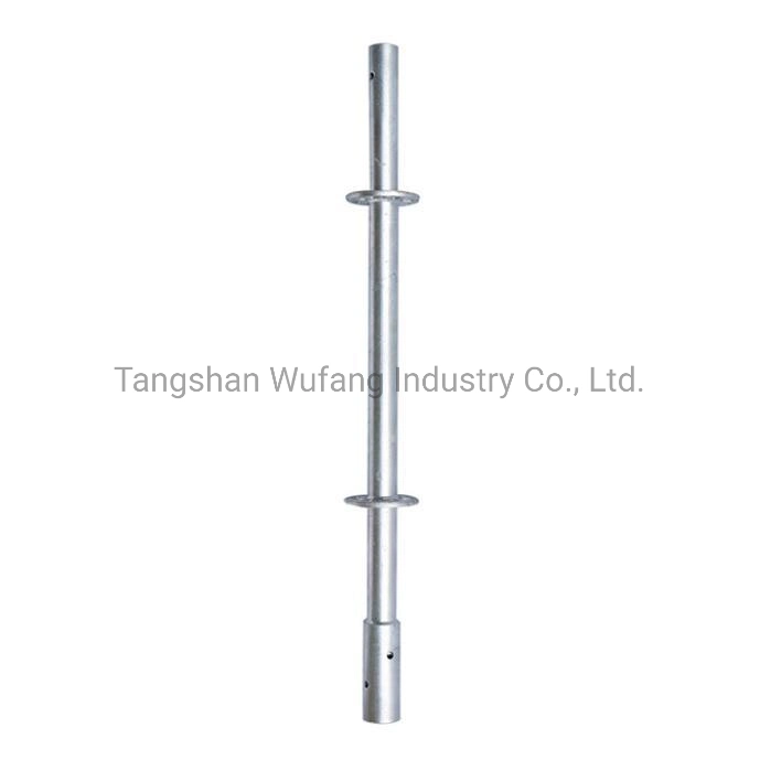 Factory Supply Galvanized Steel Ring Lock Vertical Standard Scaffold Ledger Bay Brace Layher Allround Ringlock Scaffolding