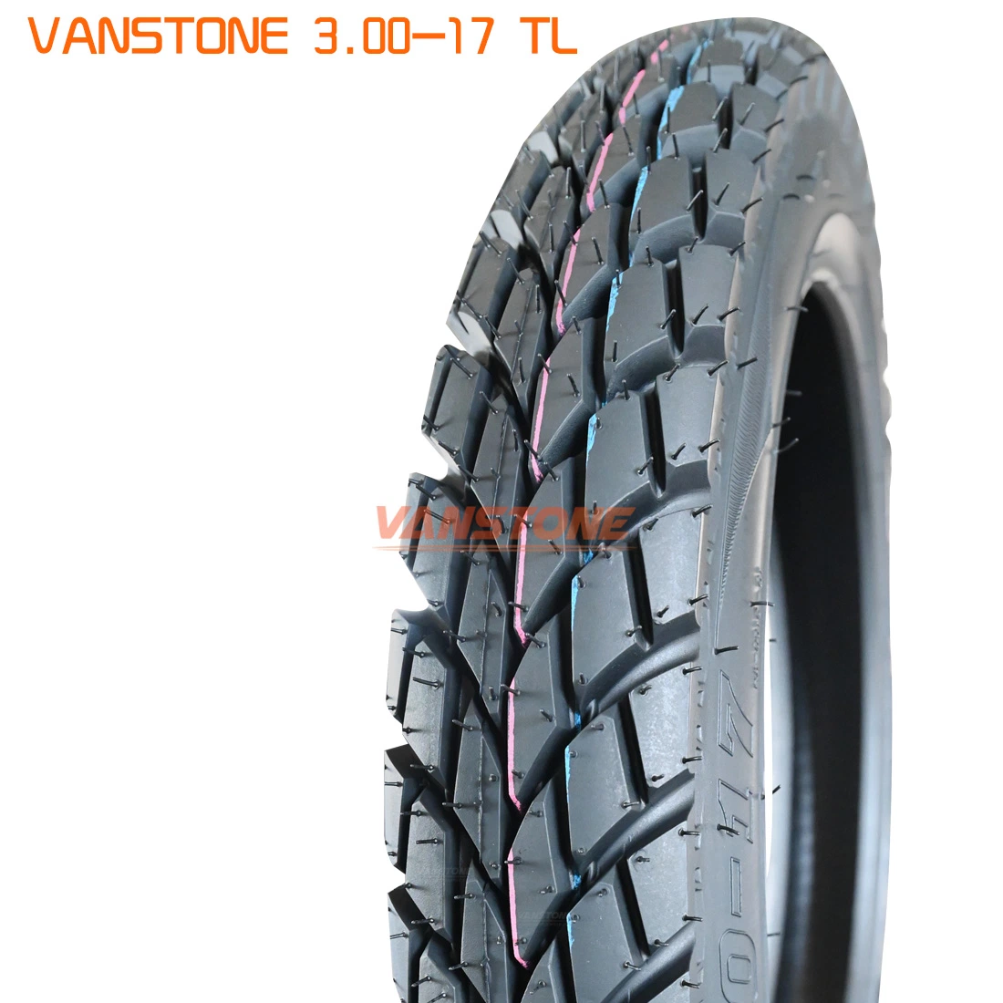 3.00-17 Motocicleta Bajaj patrón profundo Neumáticos Neumáticos off road Willow-1