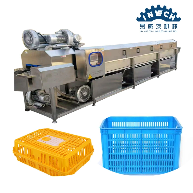 Food Crates Washer Plastic Basket Cleaning Machine