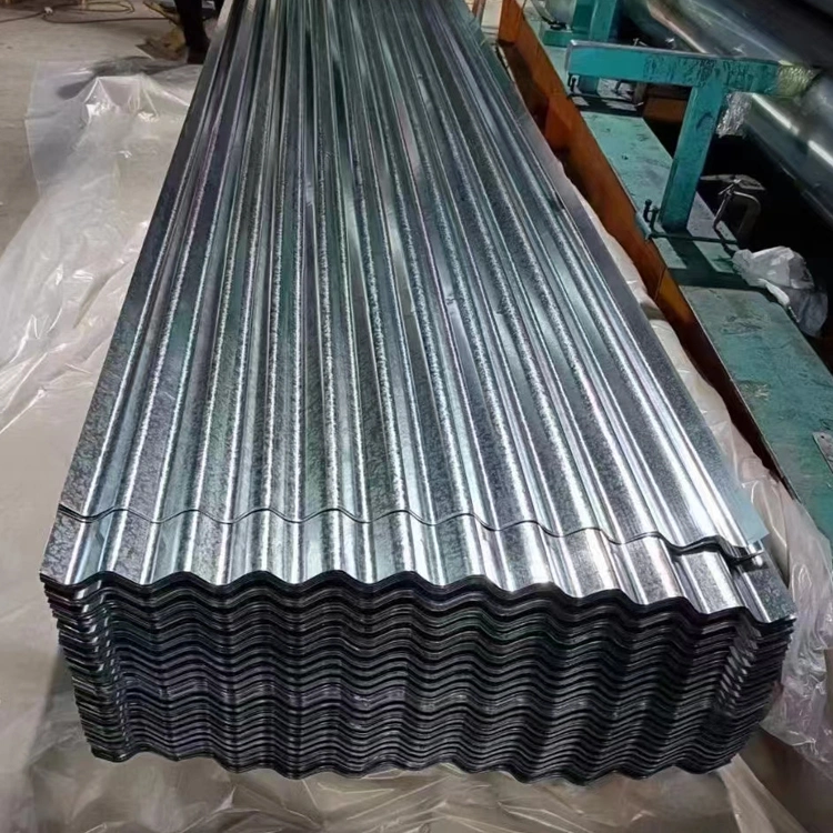 PPIG hojas de techo material de construcción RAL Color recubierto Gi Galvalume Zinc Aluzinc ASTM A653 DX51D Z275 Gi Metal galvanizado prepintado Chapa de acero corrugado