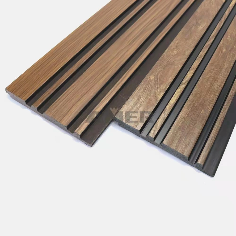 Multi Color Wood Grain PS Wall Panel Interior Decor Rongke