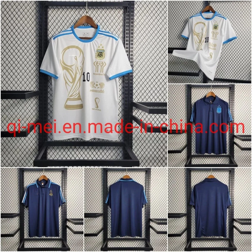 Dropshipping Saison 2023/24 bon marché de gros de l'Argentine 3 étoiles de la formation du Monde de Soccer Football maillots Version de ventilateur