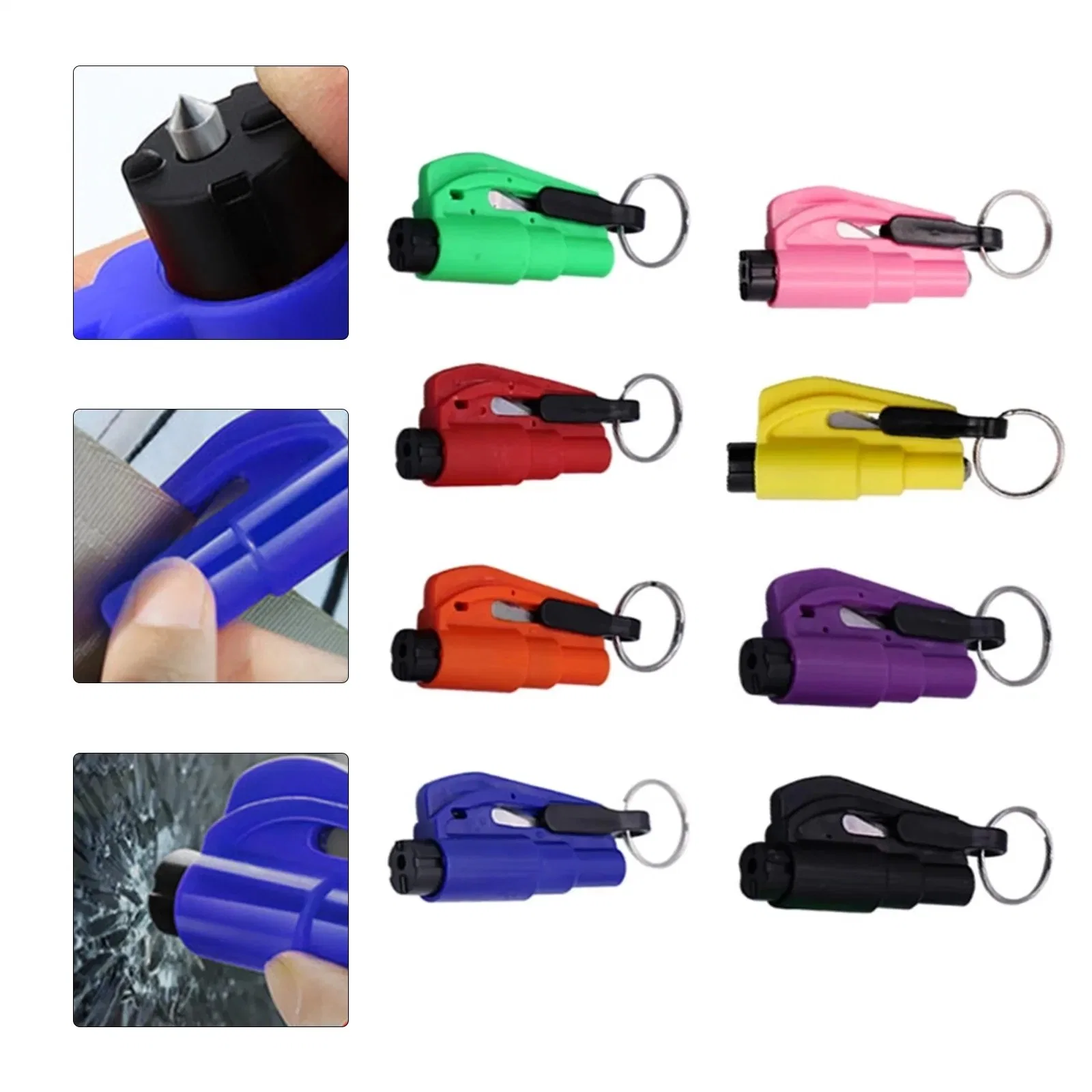 3 in 1 Emergency Mini Safety Hammer Auto Car Window Glass Breaker Seat Belt Rescue Hammer Emergency Accident Escape Tool