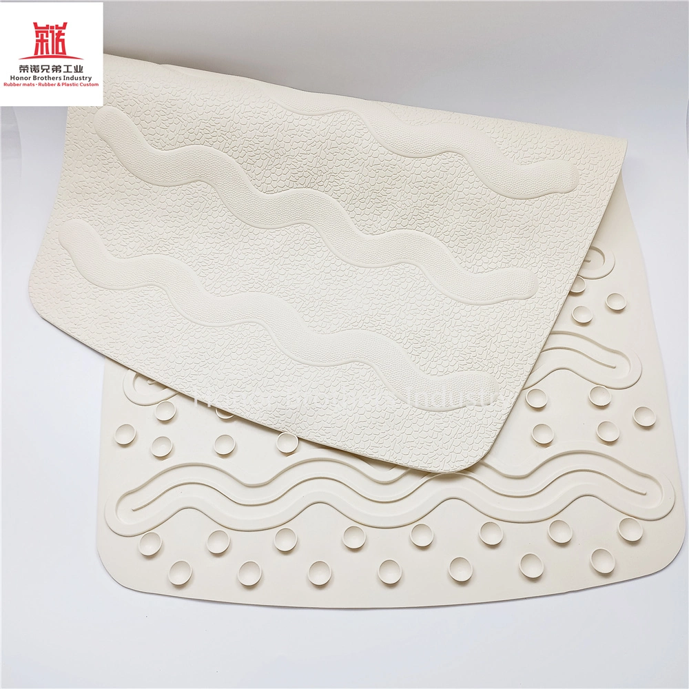 Bathtub Mat Non Slip Bath Mat for Tub, Shower Mat Non Slip with Suction Cups and Drain Holes, Extra Large Bath Tub Mat Machine Washable