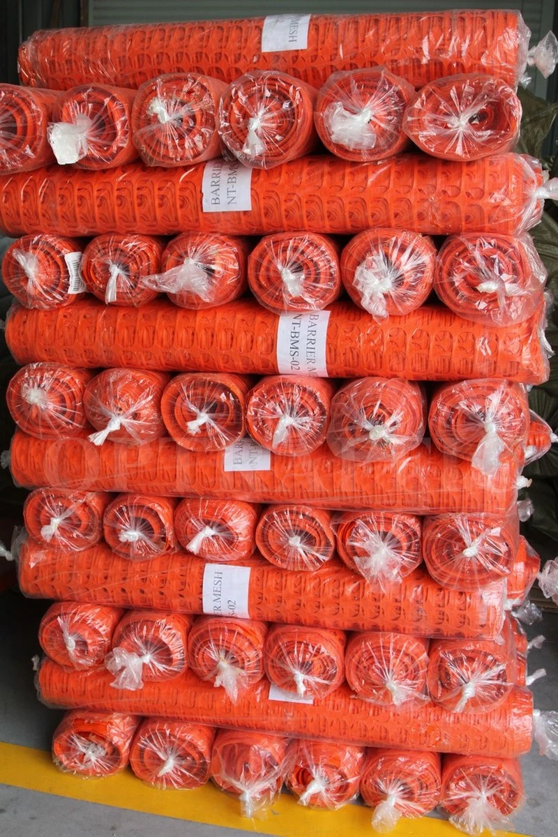 Supply Construction Site Safety Orange Mesh Barricade Fence for Warning