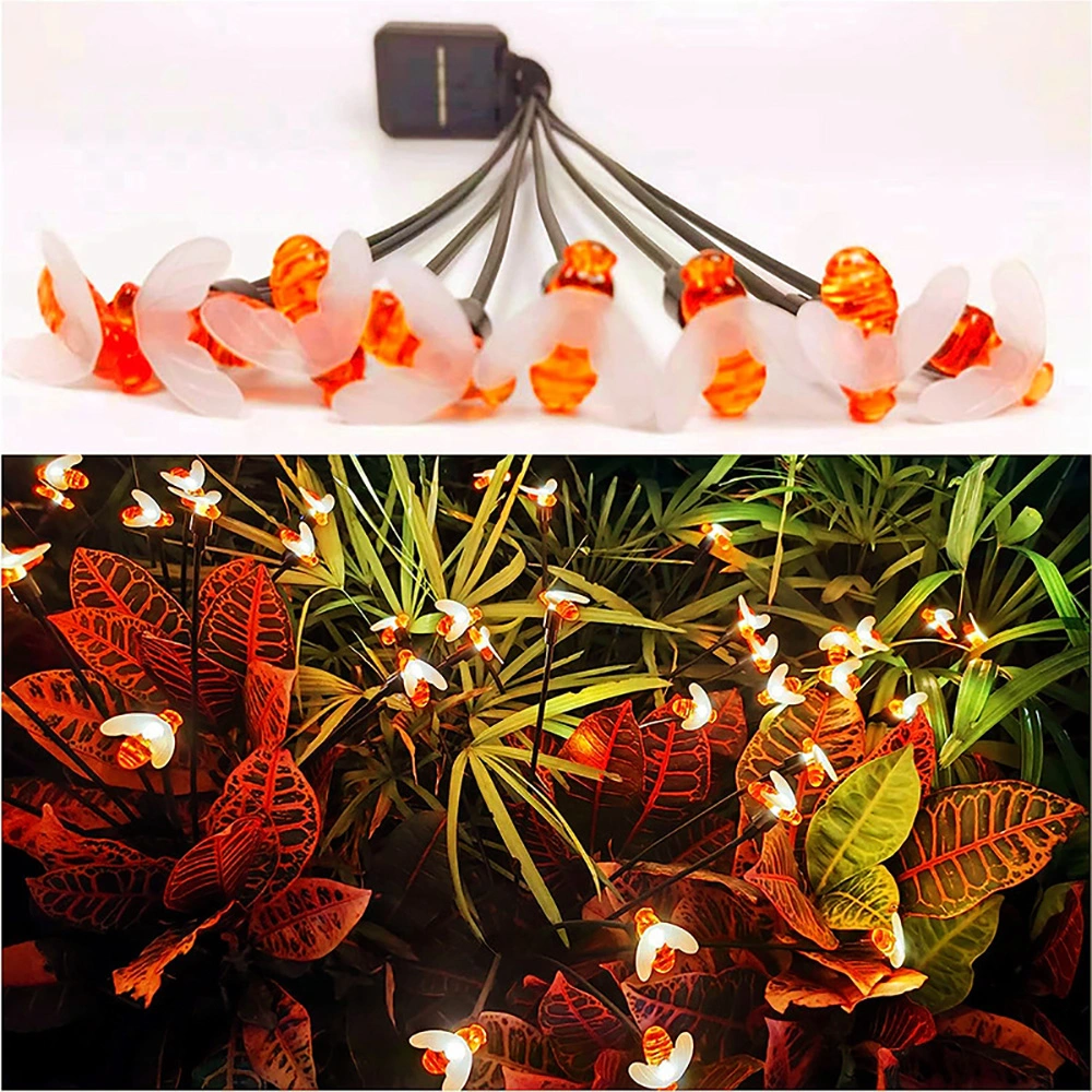 Solar Garden Lights, LED Solar Bee Firefly Lights, Bee Decor Light Ci24862