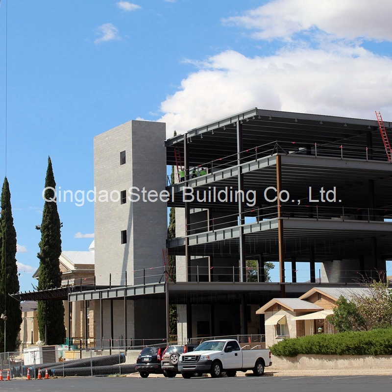 Prefabricated Multi Floor Steel Structure Frame Building for Warehouse Hotel Office Apartment