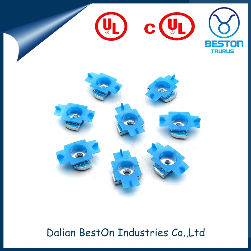 Dalian Beston China Channel Steel Plastic Wing Nut Manufacturer Frameless Clamp 4-10mm Carbon Steel Material Plastic Nut Customized Color Plastic Wing Nut