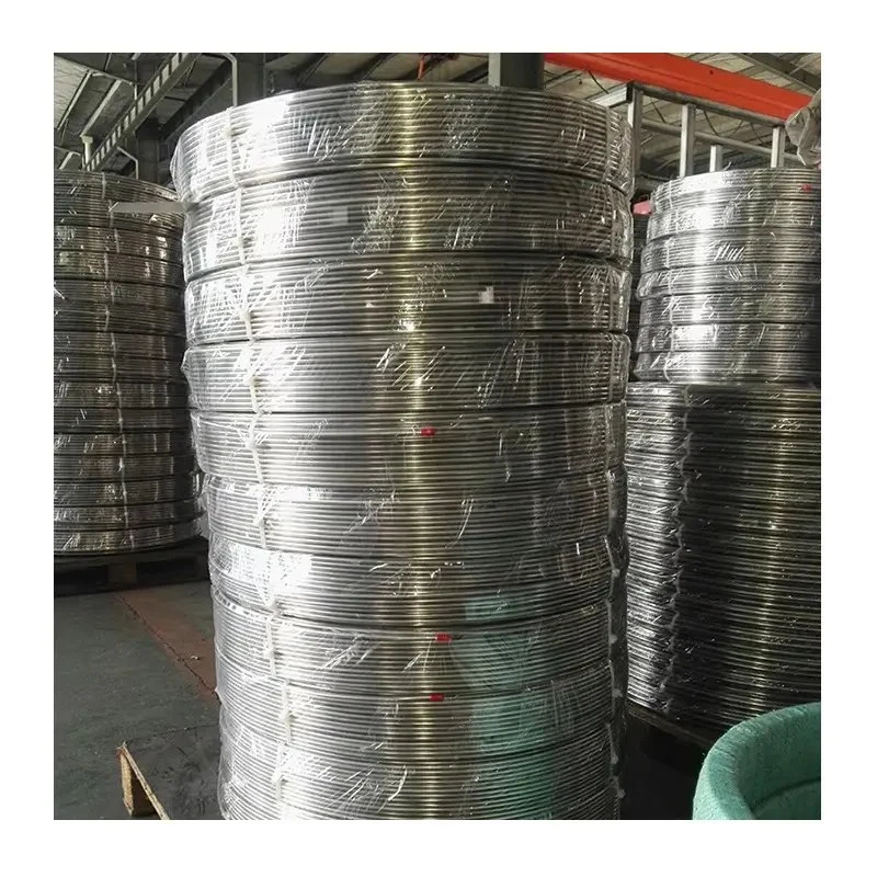 304 316 Stainless Steel Hose Coil Pipe Flexible Metal Seamless Stainless Steel Tube