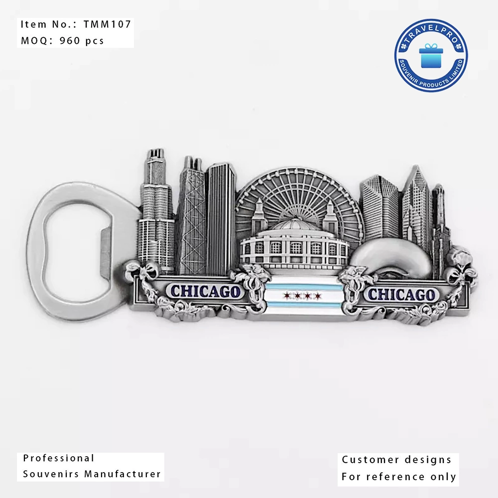 Custom Best Quality Stamped Metal Zinc Alloy Antique Silver Custom Bottle Opener