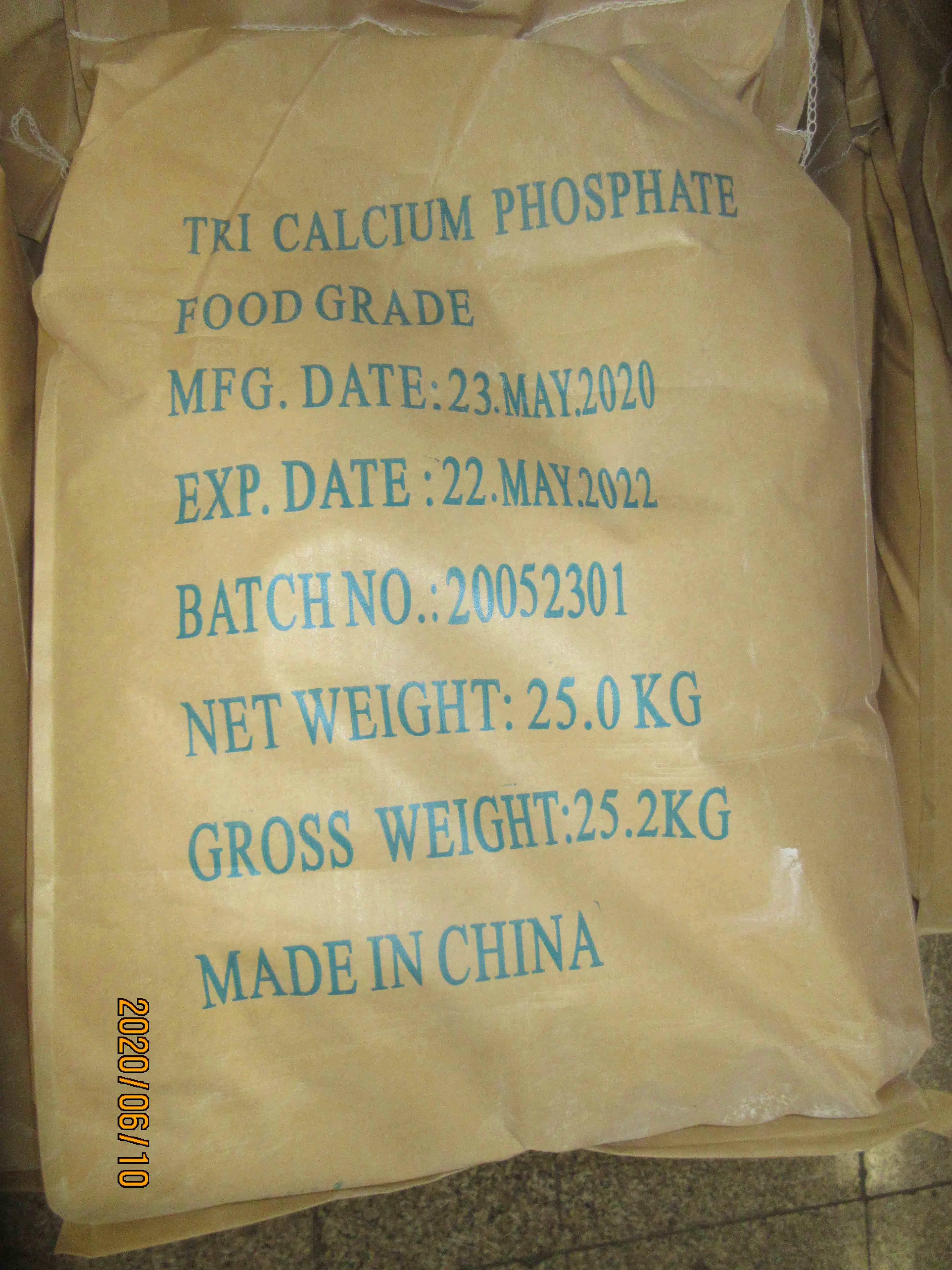 Mupro Tricalcium Phosphate Fabricant de qualité alimentaire Brc Fssc Halal Kosher