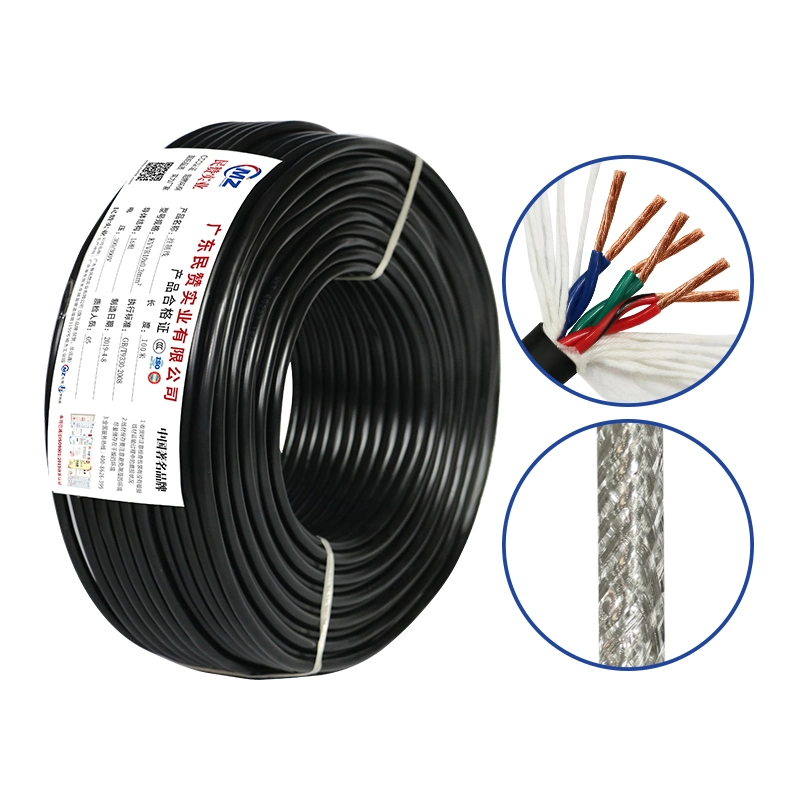 Minzan Ultra Flexible 4 Cores Electric Wire 1 mm 1.5mm Robot Transmission Line