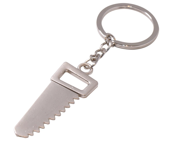 Silver Plated Alloy Bicycling Key Chain Metal Keyring (HL-KC05)