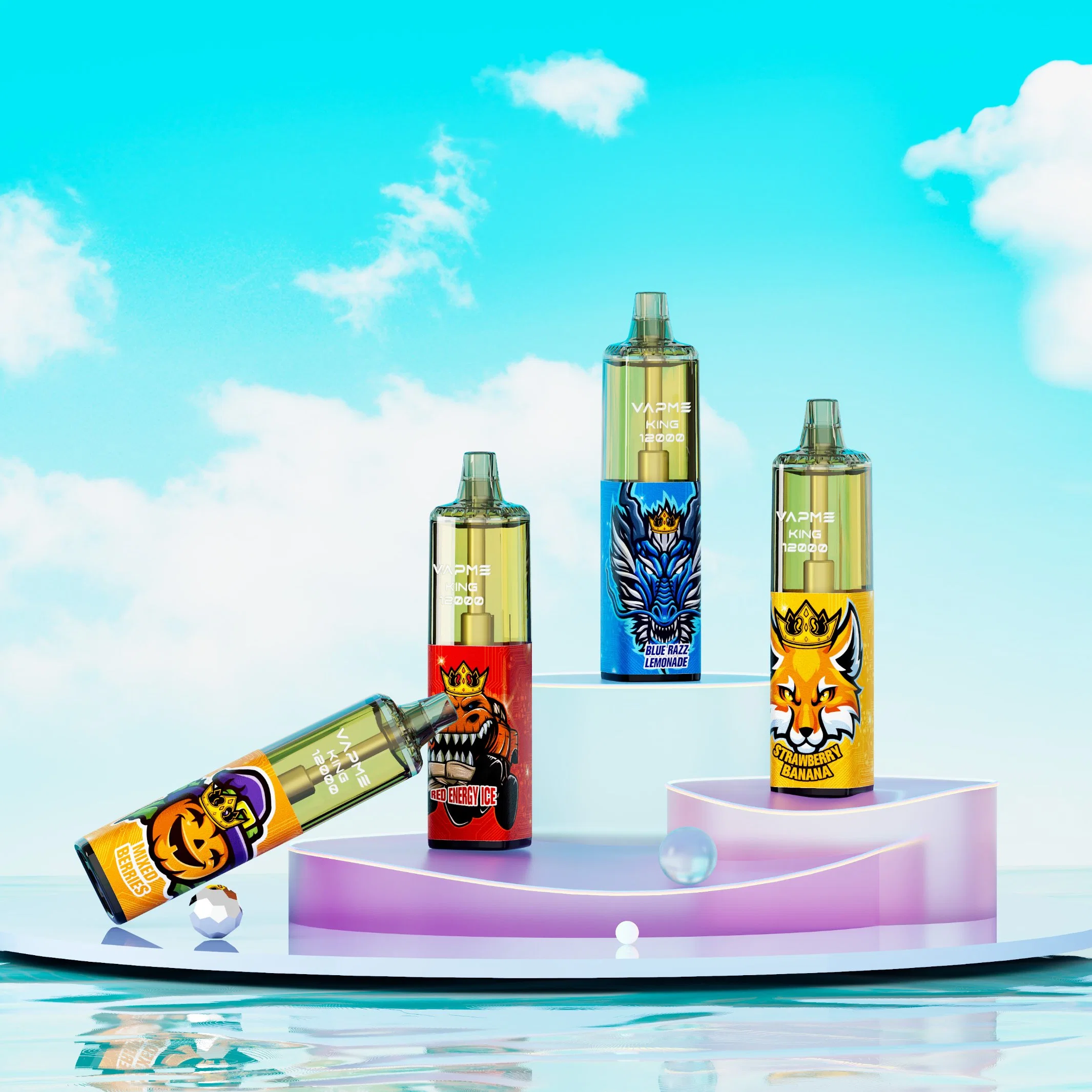 Vapme King 12000 Puffs E-Cig Disposable/Chargeable Vape Device 20ml Prefilled OEM