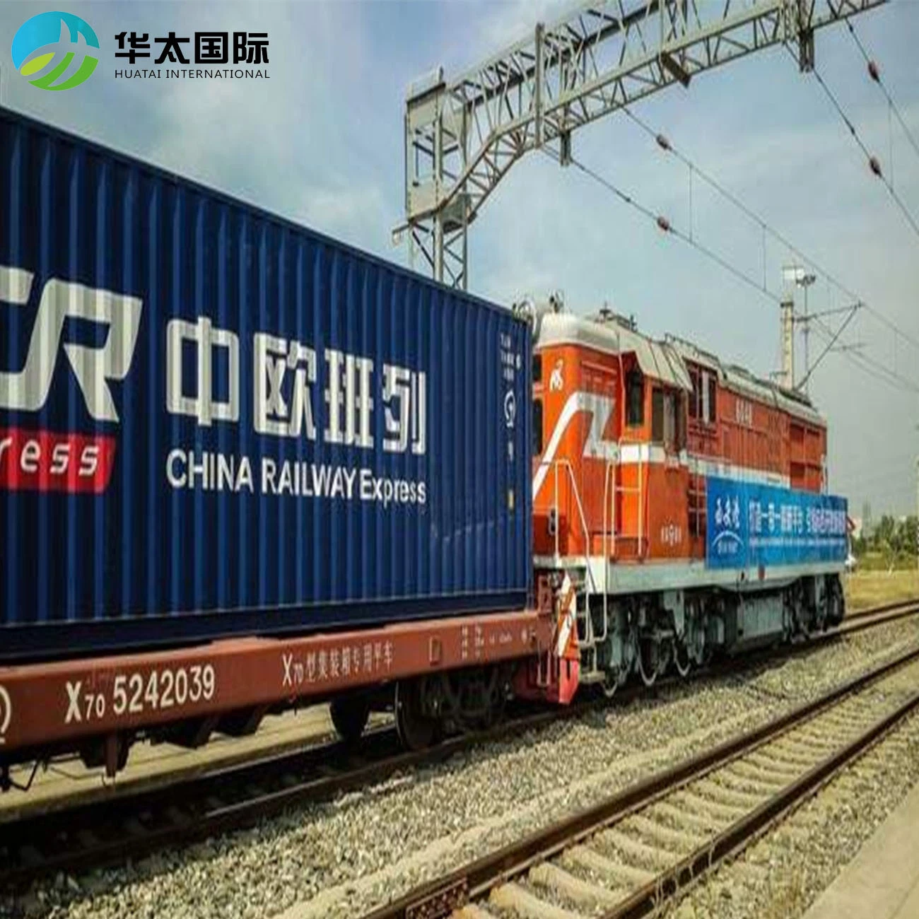 Transporte ferroviario desde China a Eslovenia Agente de carga de Envío DDU/DDP Puerta a puerta