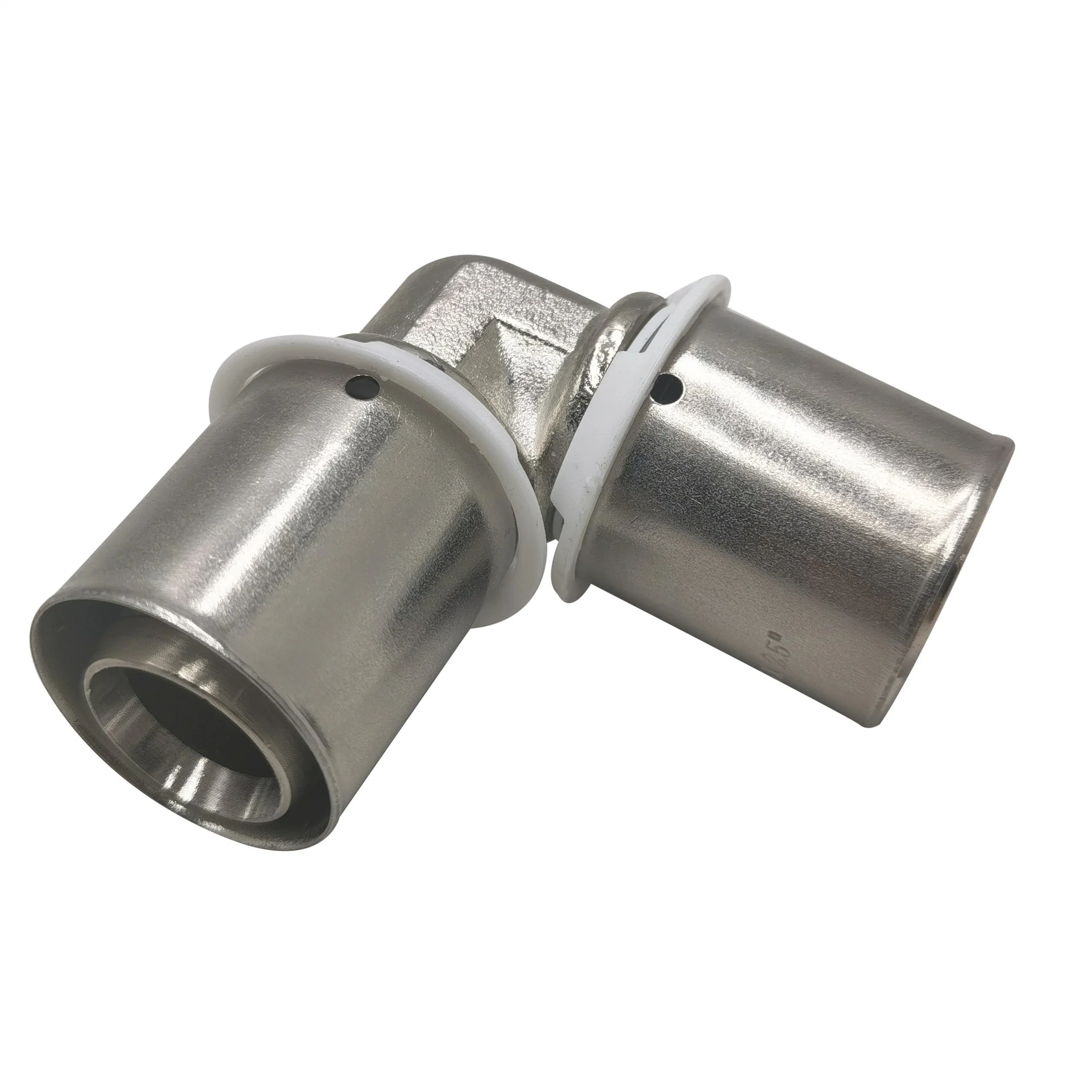 16X1/2" geschmiedete Messing Pressrohrfittings Gasfittings für PE Al PE Pex Al Pex Rohrsystem OEM Factory