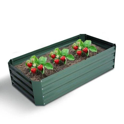 WMPB001 Caja de sembradora de acero Camas de plantación de jardín elevadas de metal fuerte Cama de jardín vegetal