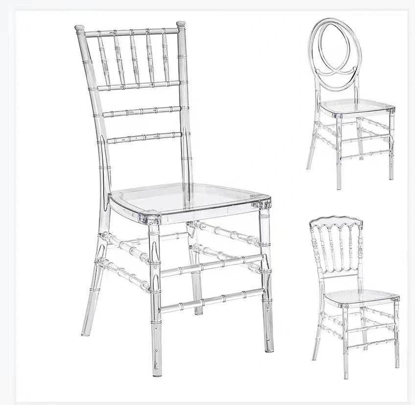 New Tiffany Clear Crystal Chair/Plastic Chair/Dining Chair