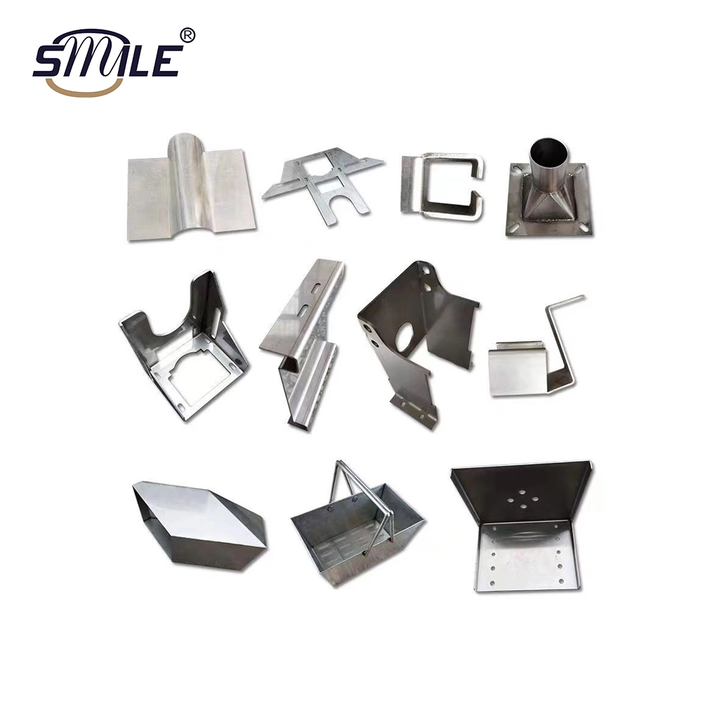 Smile OEM Custom Bracket Aluminum Stainless Steel Precision Sheet Metal Processing Bending Welding Part Electronic / Medical