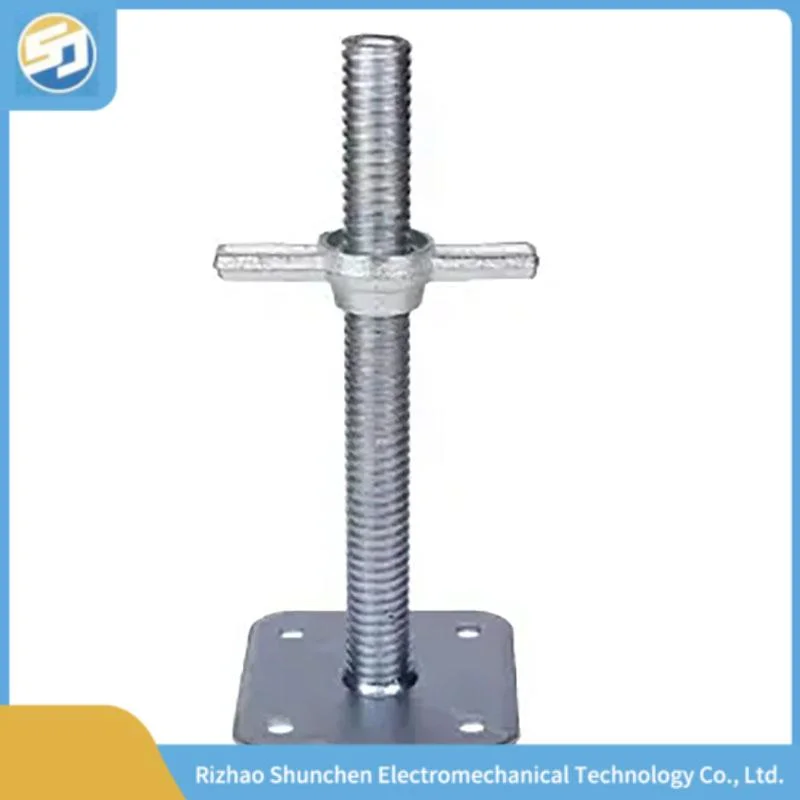 L Scaffold Adjusting Lead Screw Carbon Steel Outrigger Poles for Scaffolding