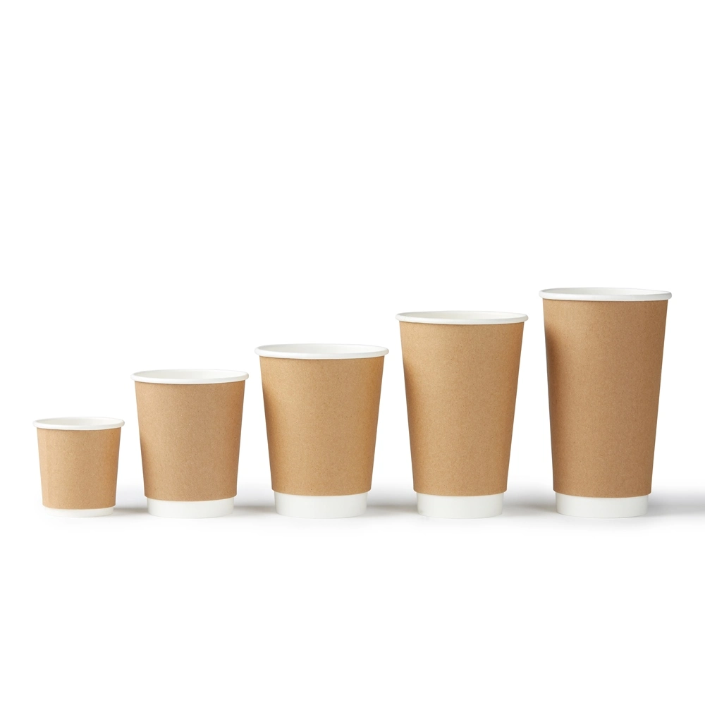 Chinese Factory Manufacturer Custom Printed Cold Tea Coffee Cartons Disposable Paper Cups