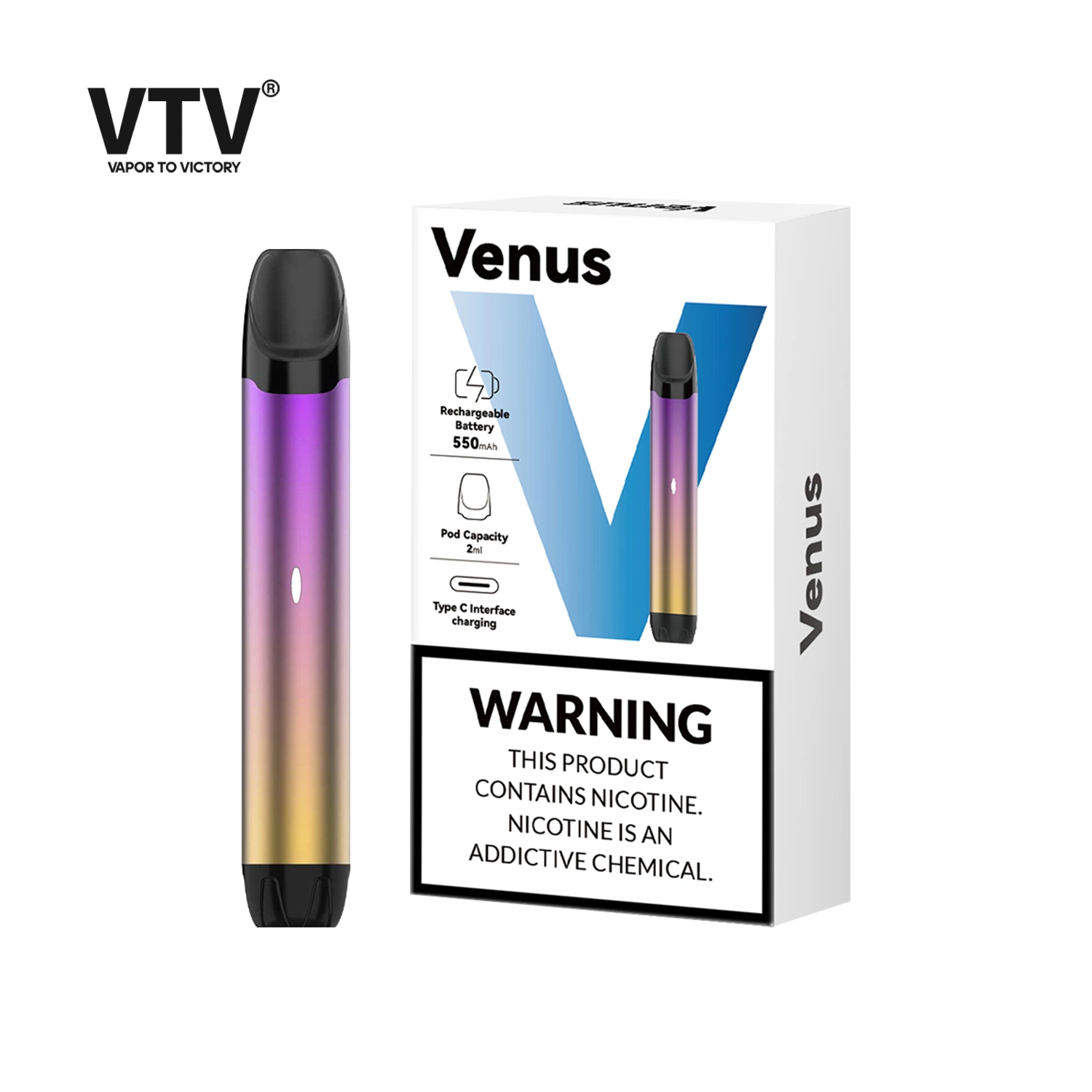 Vtv venta de fábrica de cigarrillos e salud Vape cigarrillo electrónico Pen Vape alemán Vape desechables desechables alimentación vaporizador Bmor Venus 600 Puff