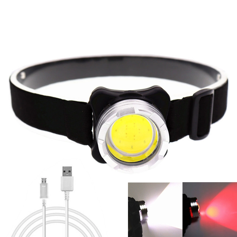 Brightenlux New Style Running Riding Waterproof Multifunctional Sensor Rechargeable COB LED Tactical Mini Headlamp