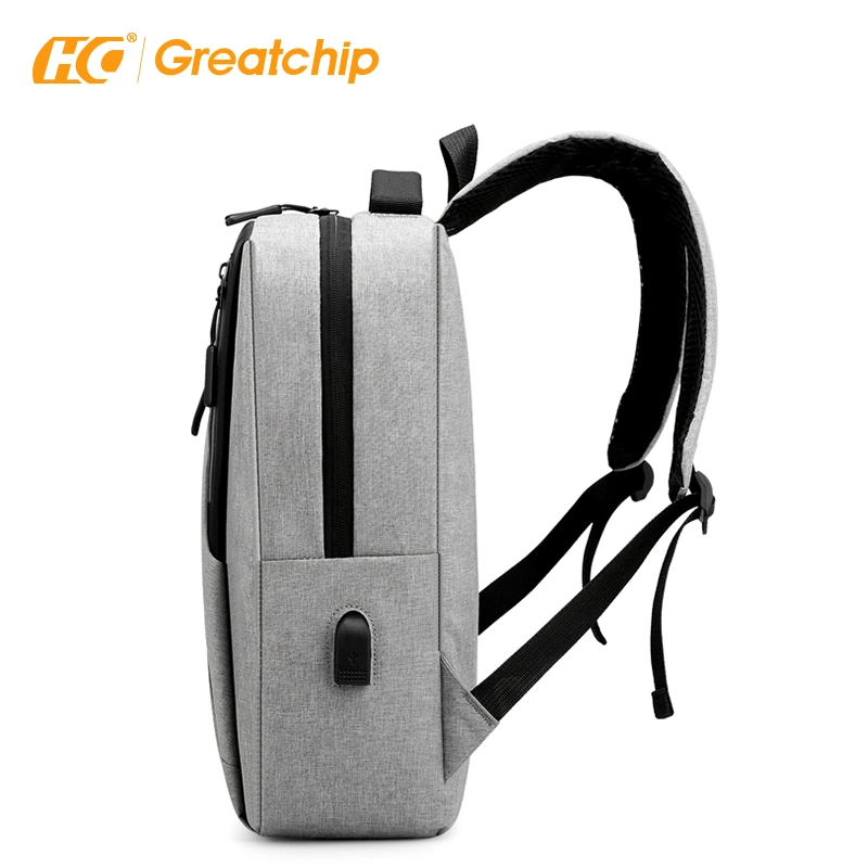 Factory Price Light Weight Waterproof Men Business Backpack USB Port Laptop School Backpack Bag