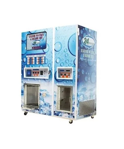 Reines Wasser aus Eis spendender Vending Machine Vendor